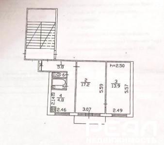 2-комнатная квартира