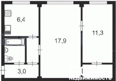 2-комнатная квартира