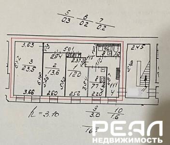 3-комнатная квартира