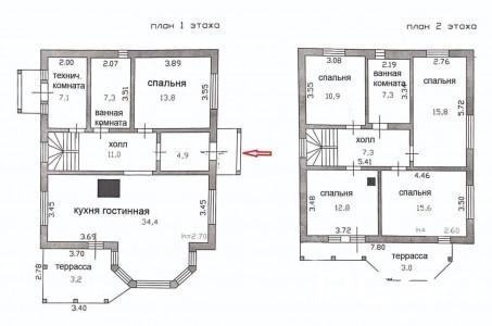 Жилой дом с участком 12 сот. в садоводстве