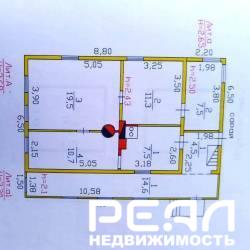 Жилой дом с участком 20.45 сот. в садоводстве